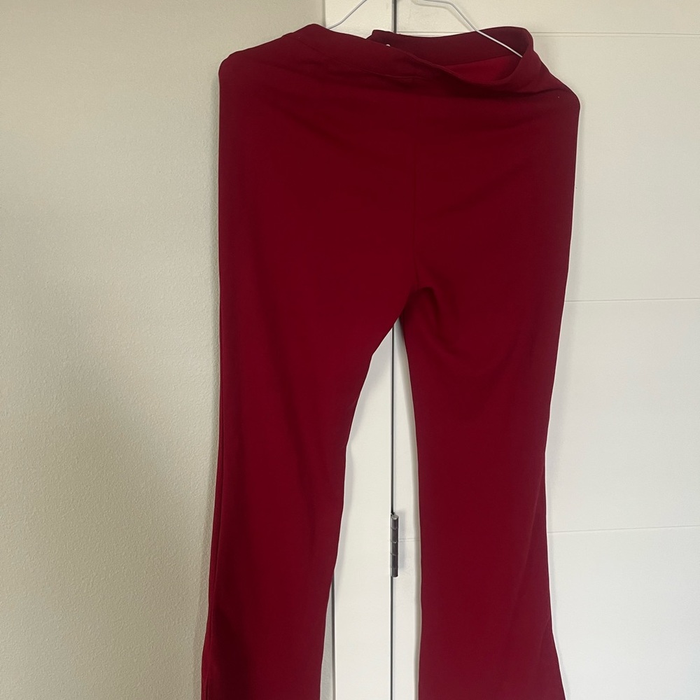 Red Yoga Pants
